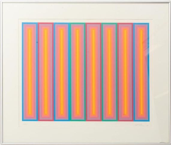 Martin Canin Op Art Composition Serigraph, 1964 - Martin Canin