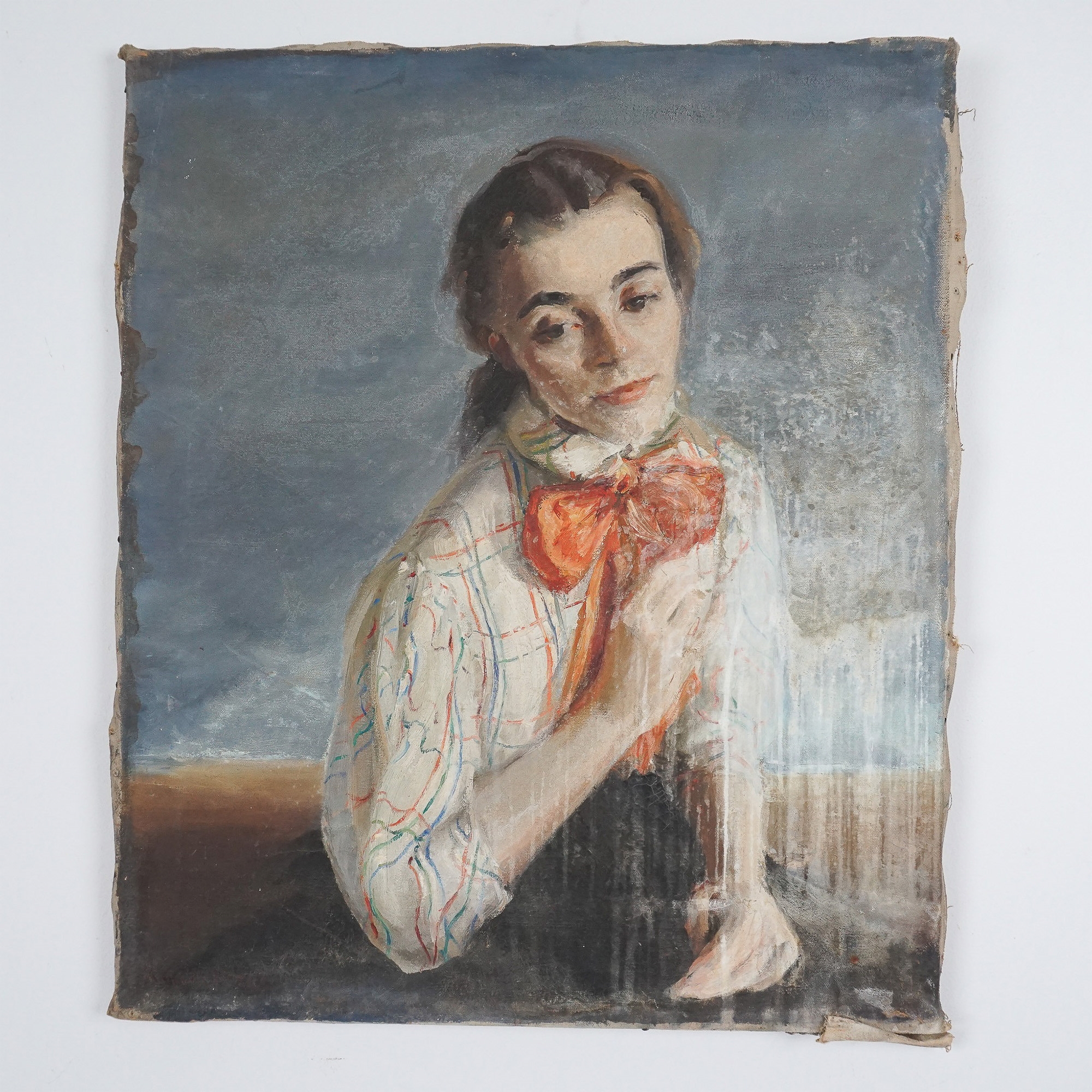 Annette Krauss Rose | Annette Krauss Rose, Oil on Canvas, Portrait of a ...