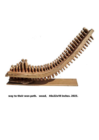 Way to their won path by Somen Debnath, 2024