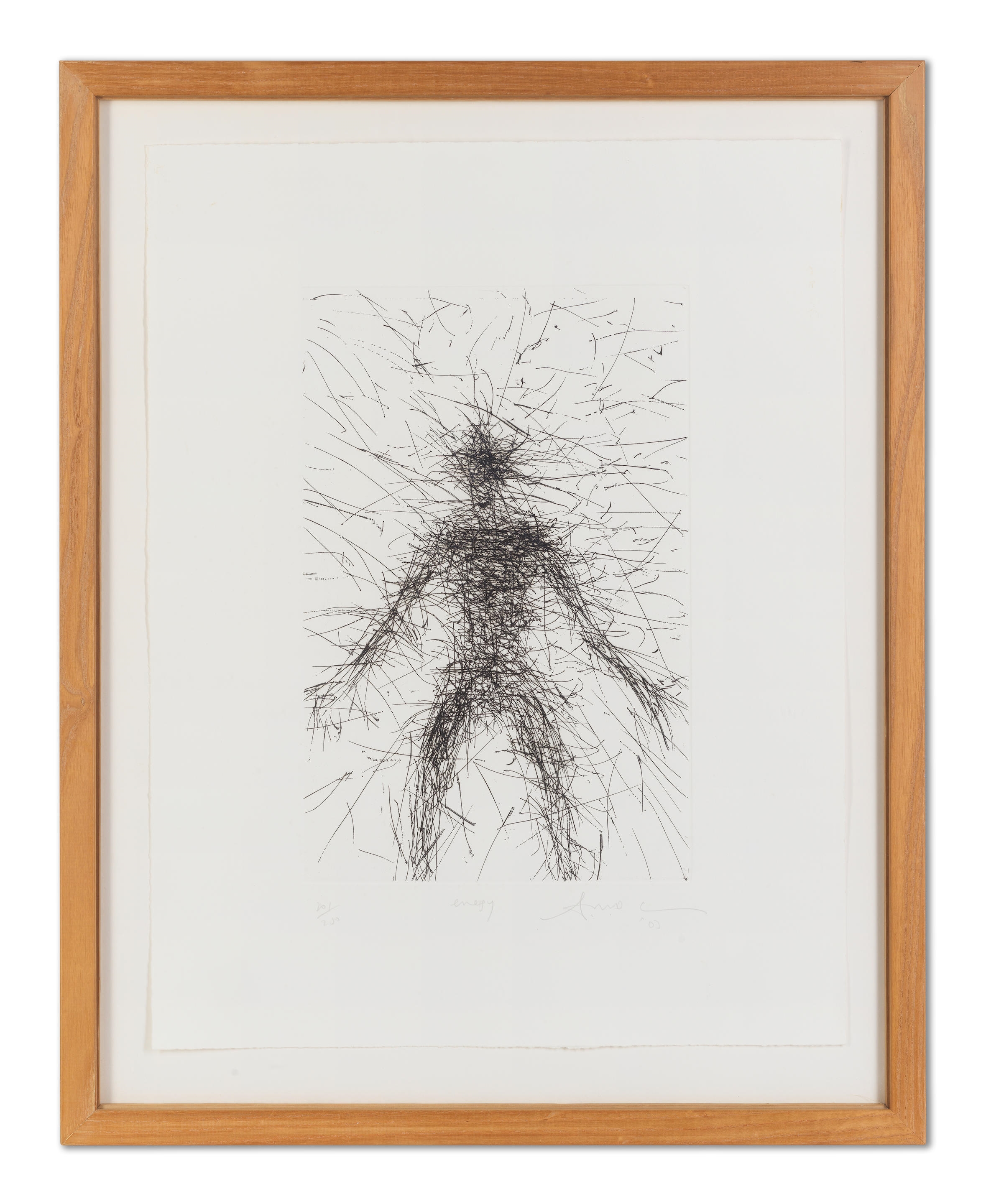 Artwork by Antony Gormley, Energy, 2003, Made of etching