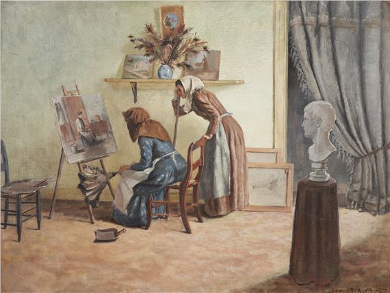 The Artist's Studio by Irving E. Hurlburt