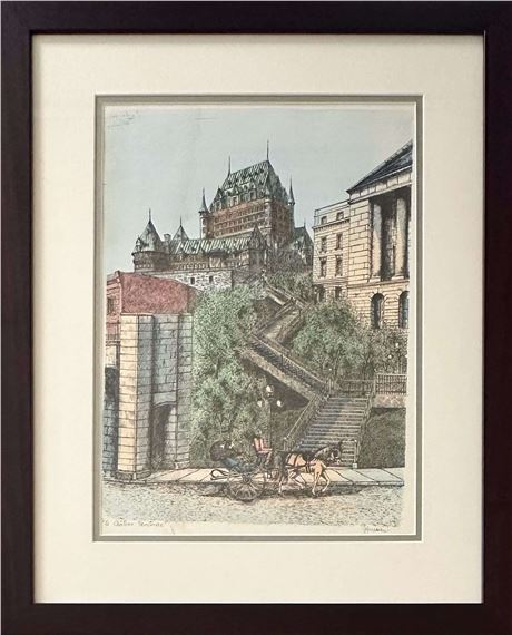 'Le Chateau Frontenac' by J. Rousseau