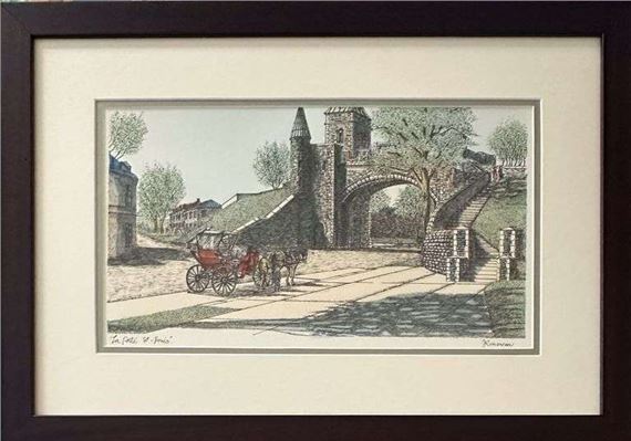 'La Porte St. Louis' by J. Rousseau