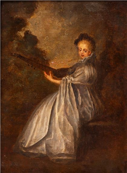 La Finette by Jean-Antoine Watteau, 18/19th c.