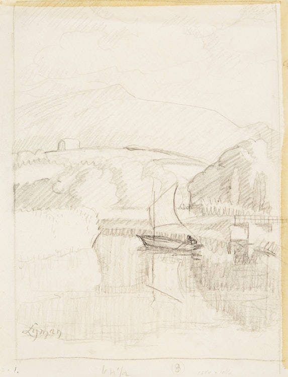 John Goodwin Lyman | Le Nivelle et le Rhône, Pays Basque; The Boat ...