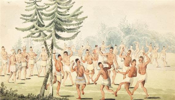 Dance, on the Reception of Strangers Previously to their Introduction into the Village by George Heriot