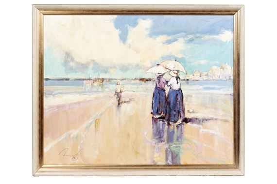 A stroll along the beach, by Ken Moroney
