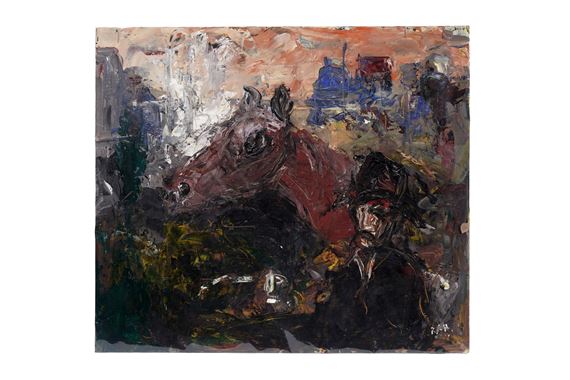 Rachel Grainger Hunt | Rachel Grainger Hunt – War Horse | oil | MutualArt