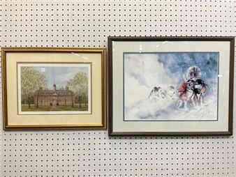 Donna Gates Signed Print and Wren Building Print - Donna Gates