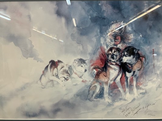 Artwork by Donna Gates, Donna Gates Signed Print and Wren Building Print, Made of print