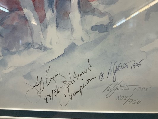 Artwork by Donna Gates, Donna Gates Signed Print and Wren Building Print, Made of print