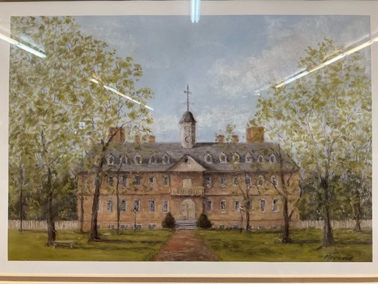 Artwork by Donna Gates, Donna Gates Signed Print and Wren Building Print, Made of print