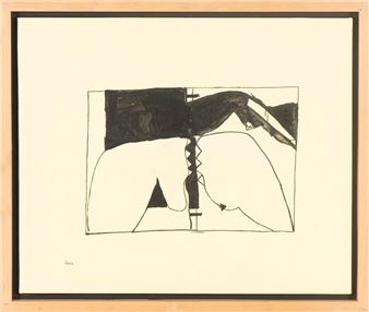 Álvaro Lapa (1939-2006) S/ título (2002) Acrílico sobre tela Dim. aprox.: 50 x 60 cm - Álvaro Lapa