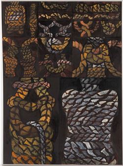 José ESCADA (1939-1980) Óleo sobre tela Verso assinado e datado de 1972 Dim. aprox.: 72,5 x 54 cm.; Dim. total aprox.: 73,5 x 55 cm. - José Jorge da Silva Escada