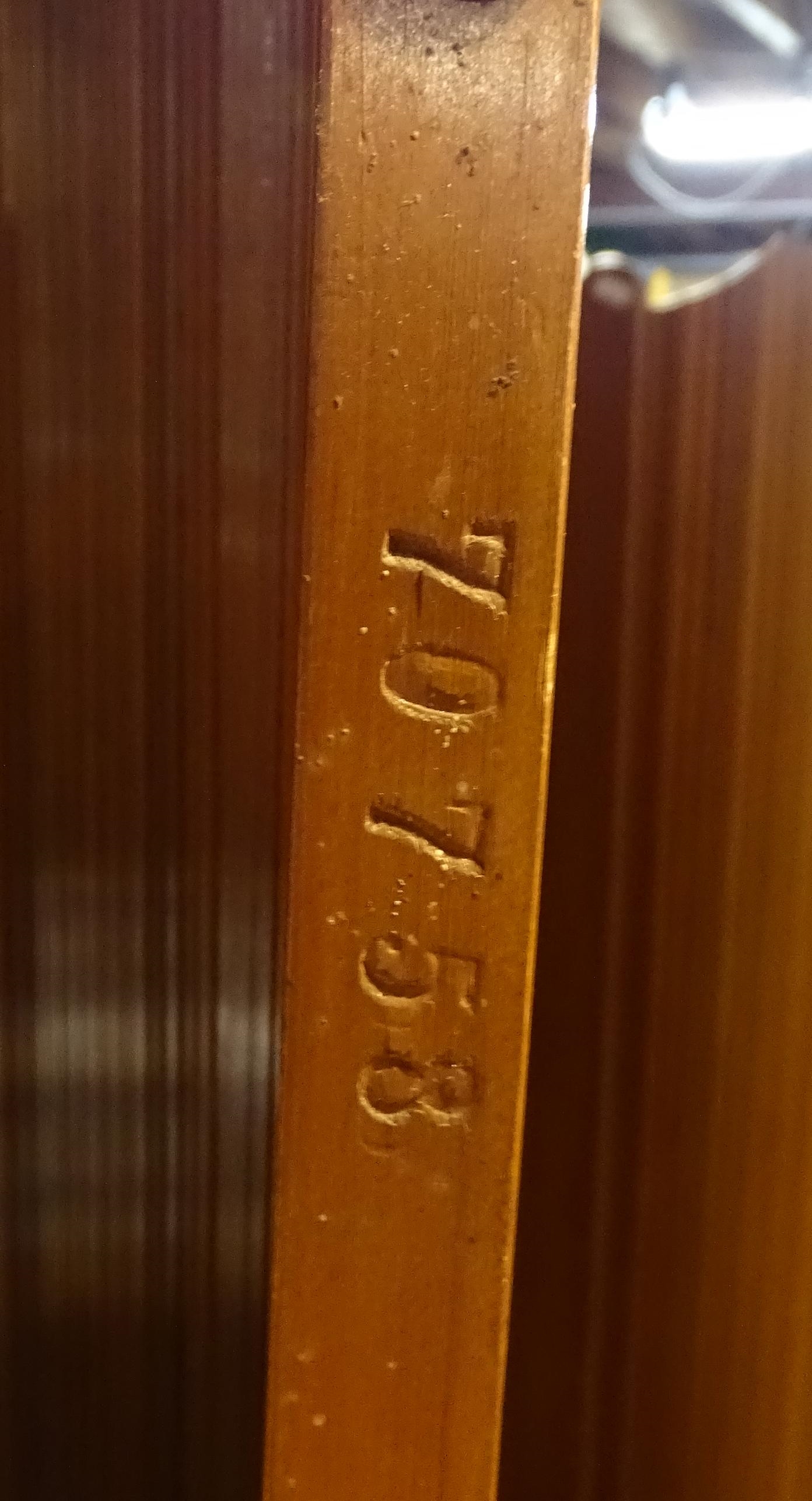 Artwork by Jomain Baumann, Meuble : Paravent enroulable à lamelles de bois (traces usures) circa 1950 attribué BAUMANN Jomain, Made of wood