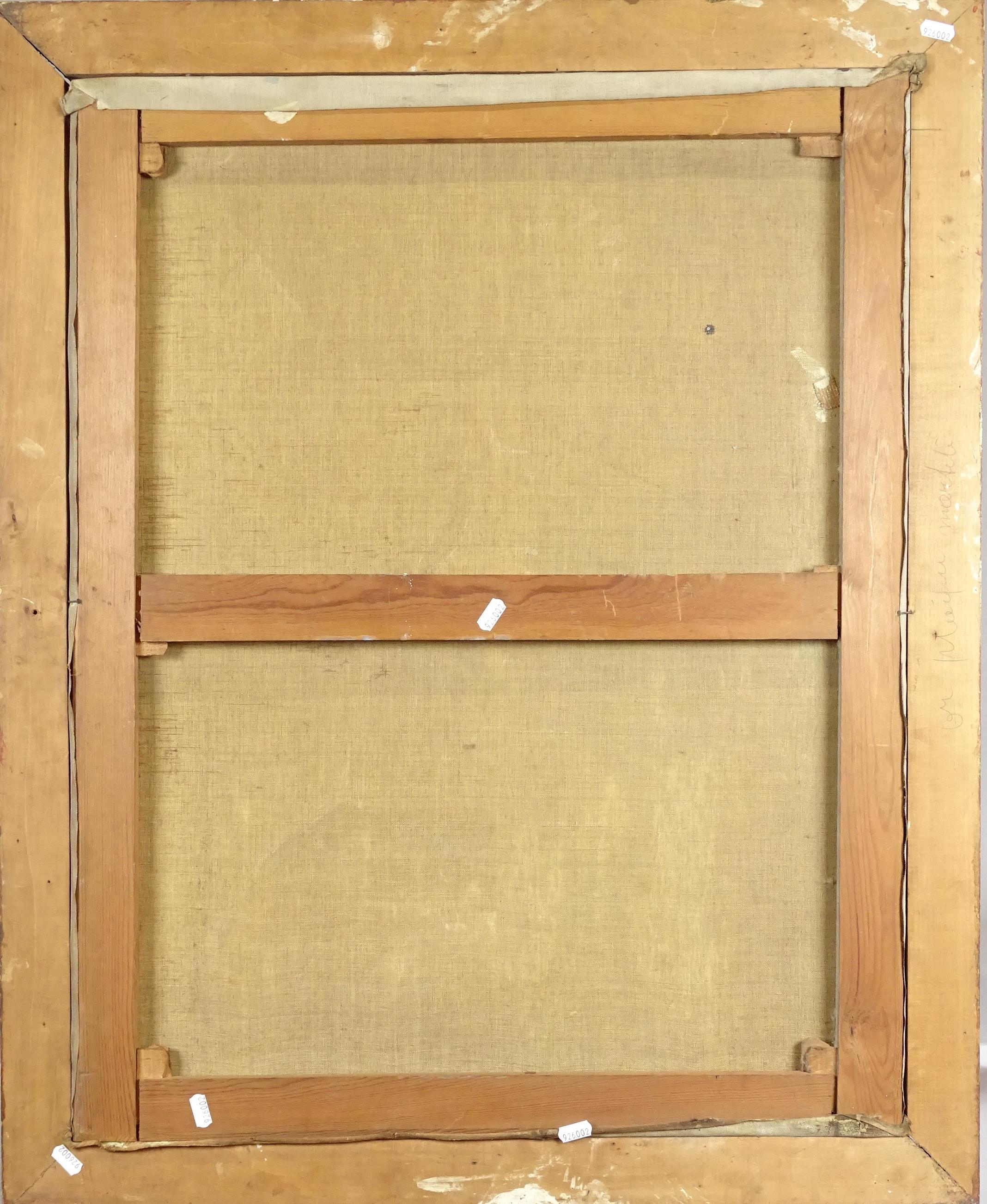 Artwork by Henri Petit, Rue de village animé, Made of oil on canvas