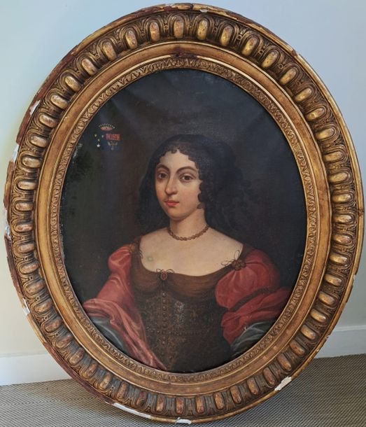 French School, 18th Century | Portrait of a Countess wearing a ...