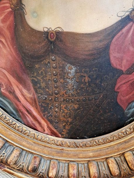 French School, 18th Century | Portrait of a Countess wearing a ...