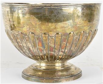 with fluted sides on stepped circular base - John Barnard