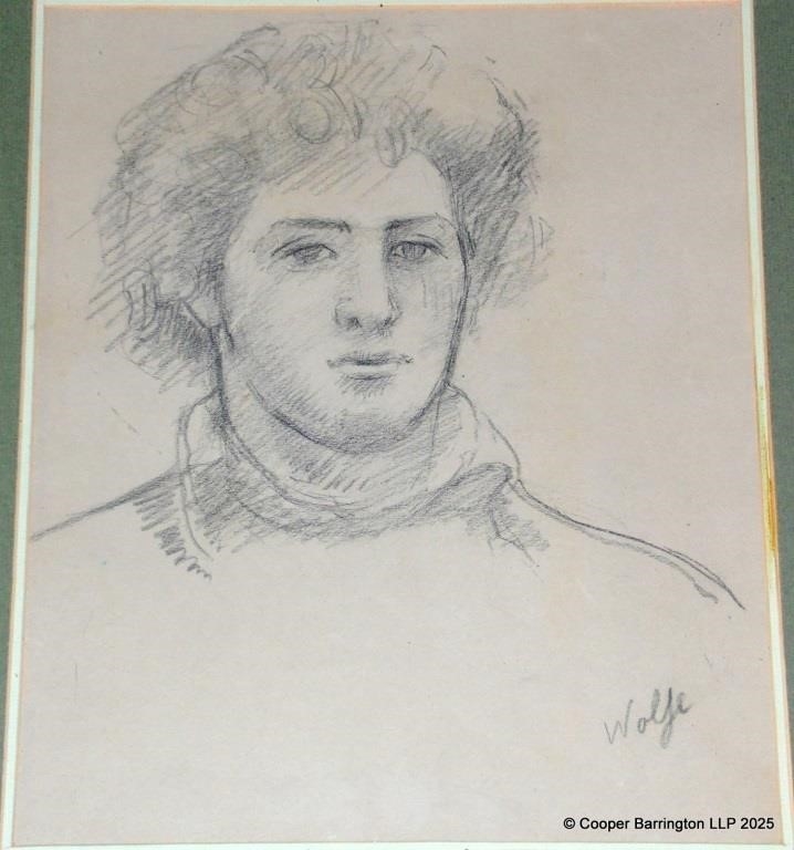 Edward Wolfe | EDWARD WOLFE Portrait of a Young Man | MutualArt