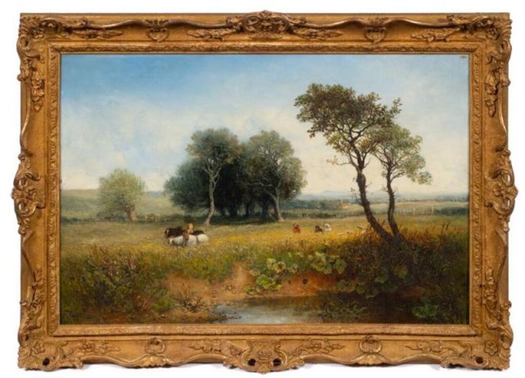 Artwork by Paul H. Ellis, Homeward Summertime, Landscape, Paul H. Ellis, Made of Oil on canvas