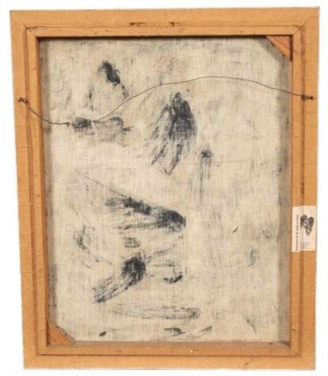 Artwork by Arijac, Abstract Farming Scene, Harry Jacques Arijac, Made of Oil on canvas