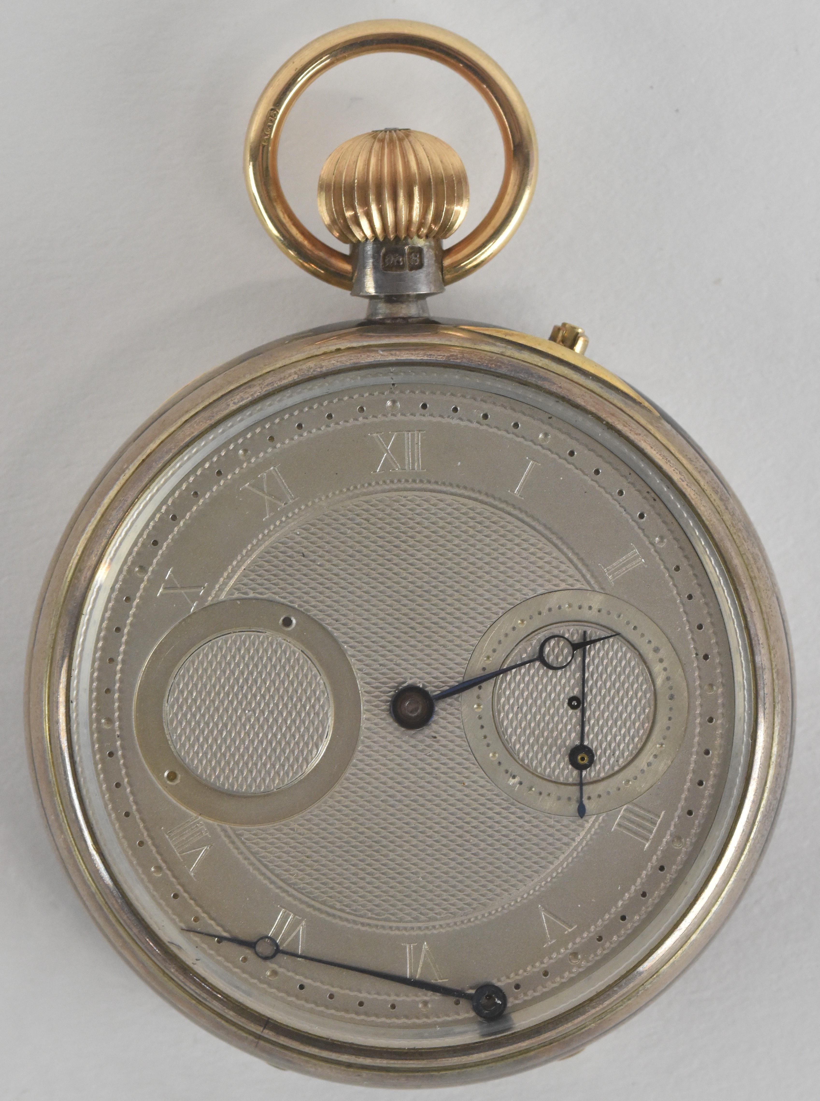 Artwork by Charles Frodsham, the silvered dial set with Roman numerals, Made of silver cased