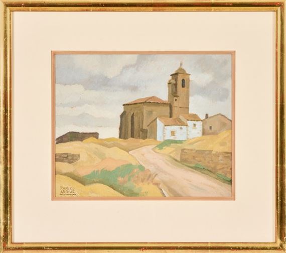 Ramiro Arrue | Église de Loporzano près Huesca (Espagne) signée en bas ...