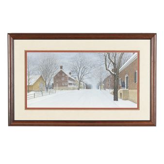 Winter Scene in Old Salem - John D. Furches
