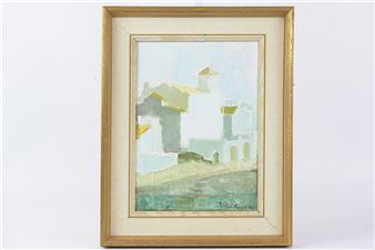 511. DOROTHY RUHNE-SEMPINSKI (1908-1973), olja på duk - Dorothy Ruhne-Sempinski