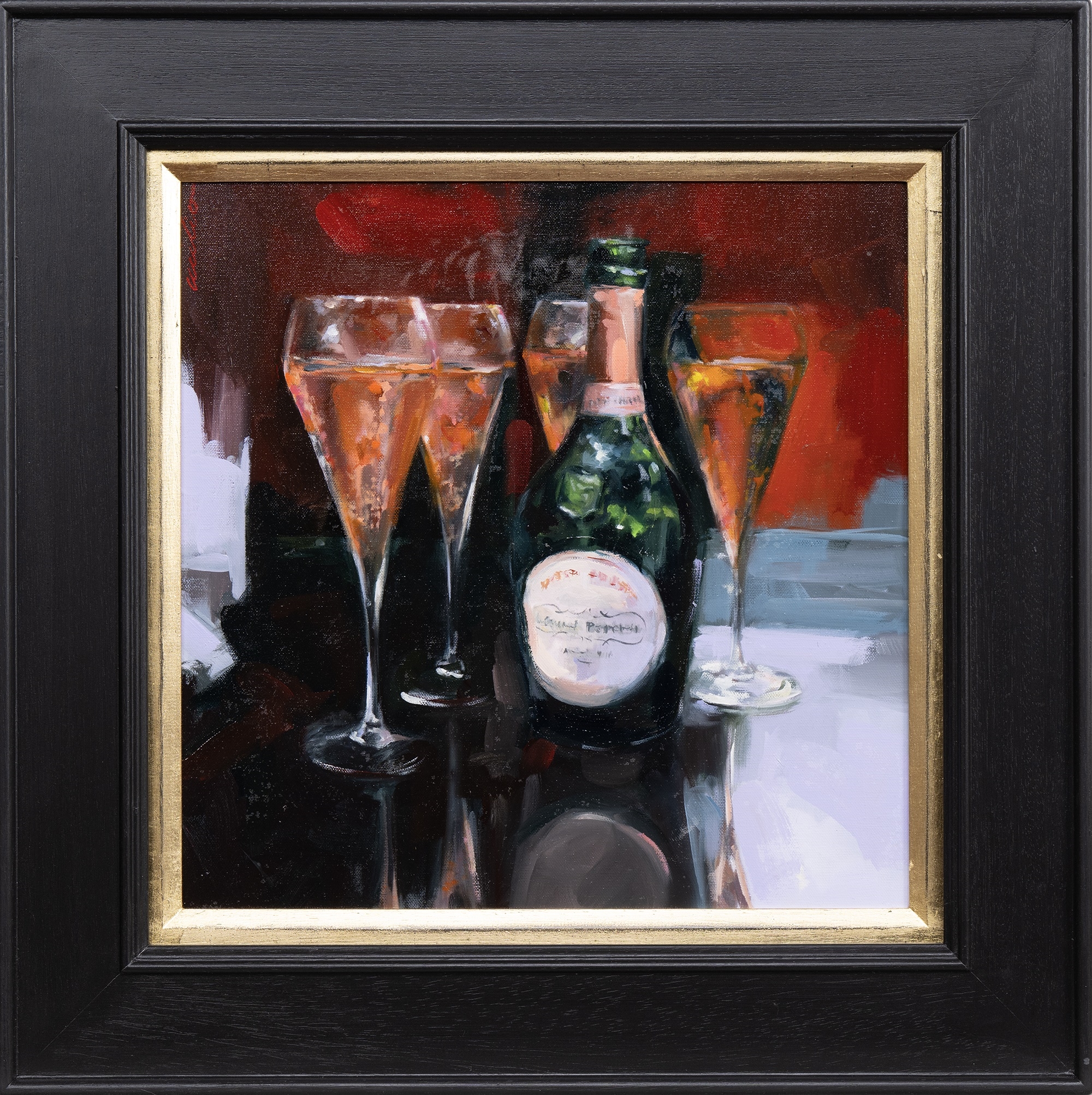 Artwork by Cecilia Cardiff, TOGETHER AGAIN, Made of oil on canvas