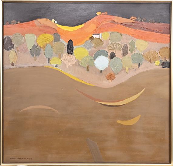 LANDSCAPE WITH ORANGE by Ann Wegmuller