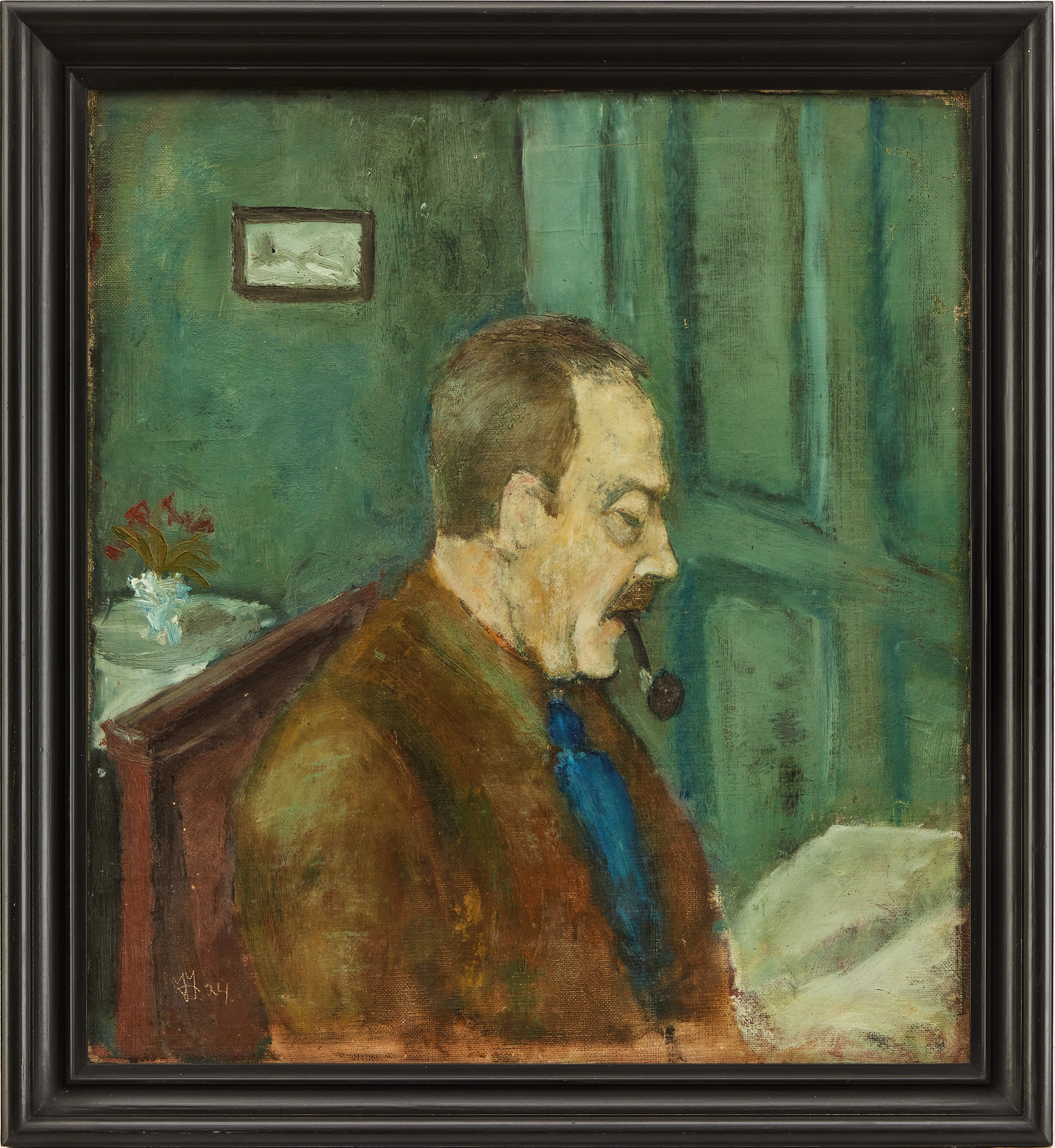 Ivan Ivarson | Man med pipa | MutualArt