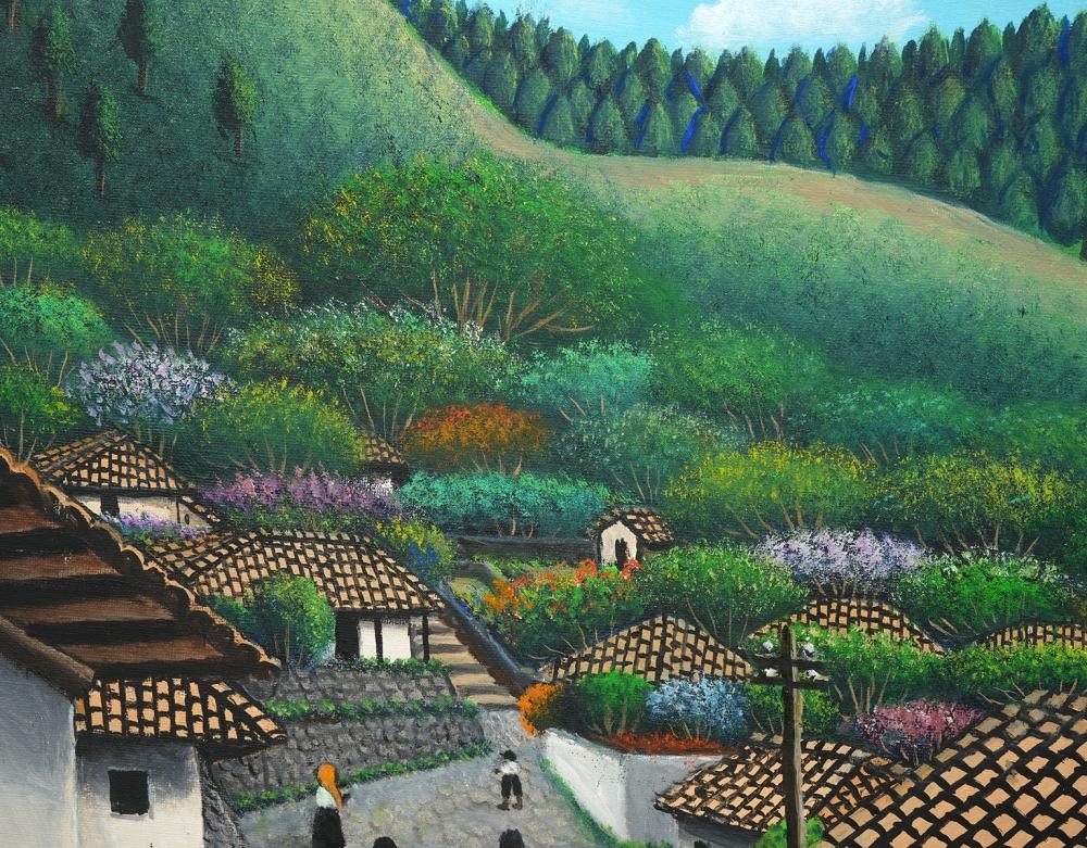 Artwork by Jose Antonio Velasquez, Jose Antonio Velasquez Painting, Made of oil on canvas