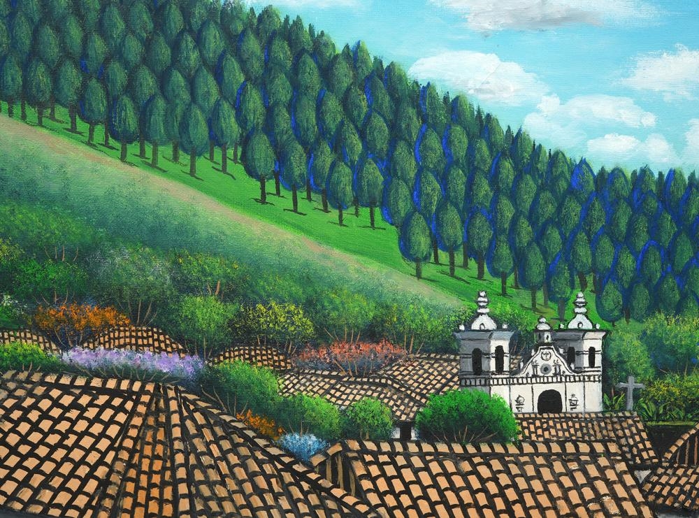 Artwork by Jose Antonio Velasquez, Jose Antonio Velasquez Painting, Made of oil on canvas