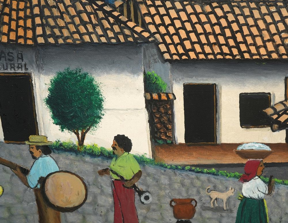 Artwork by Jose Antonio Velasquez, Jose Antonio Velasquez Painting, Made of oil on canvas