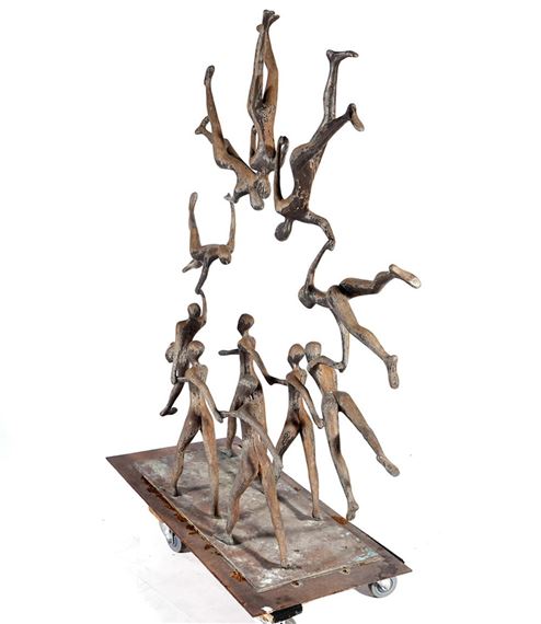 Tolla Inbar | Tolla Inbar 'Circle of Life' Bronze Sculpture | MutualArt