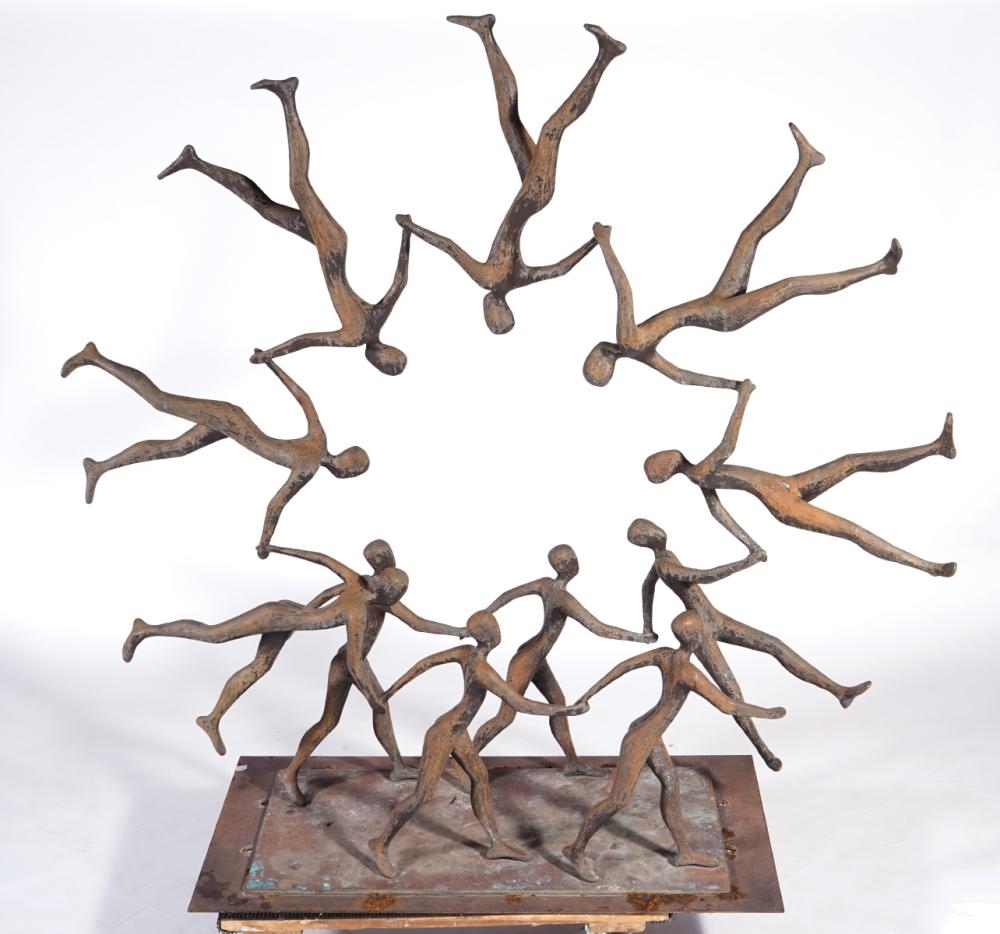 Tolla Inbar | Tolla Inbar 'Circle of Life' Bronze Sculpture | MutualArt