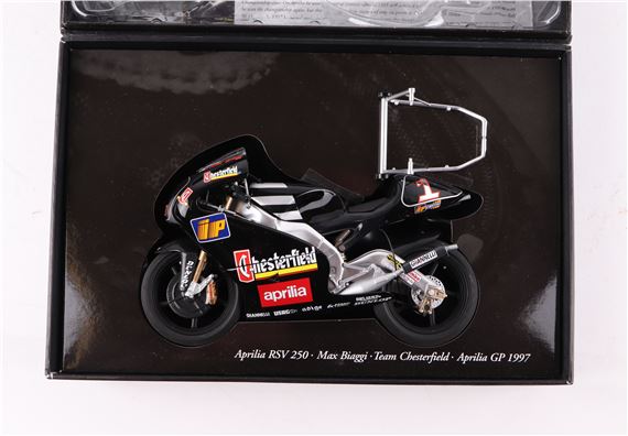 Unknown | Minichamps 1/12th scale Aprilia RSV250 Max Biaggi Team
