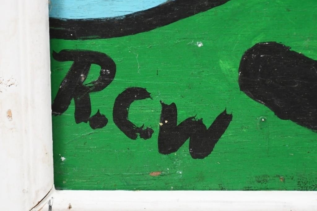 Ruby C. Williams | RUBY WILLIAMS FOLK ART PAINTING “I AM HAPPY I WON ...