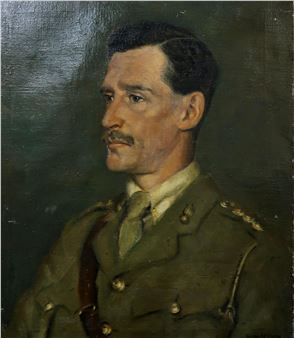 GEORGE McEWAN 
PORTRAIT OF A MILITARY OFFICER - George Mcewan