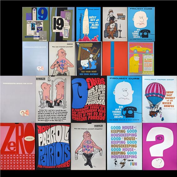 Grouping Of Nasa Lockheed Artist Maggie Wesley Vintage Screen Prints, 20 Pieces - Maggie Wesley