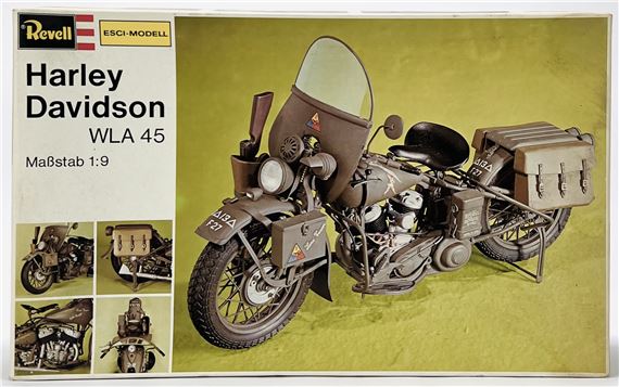 Davidson Harley WLA-45 ESCI 1⁄9 WLA MODEL DAVIDSON HARLEY KIT 1:9