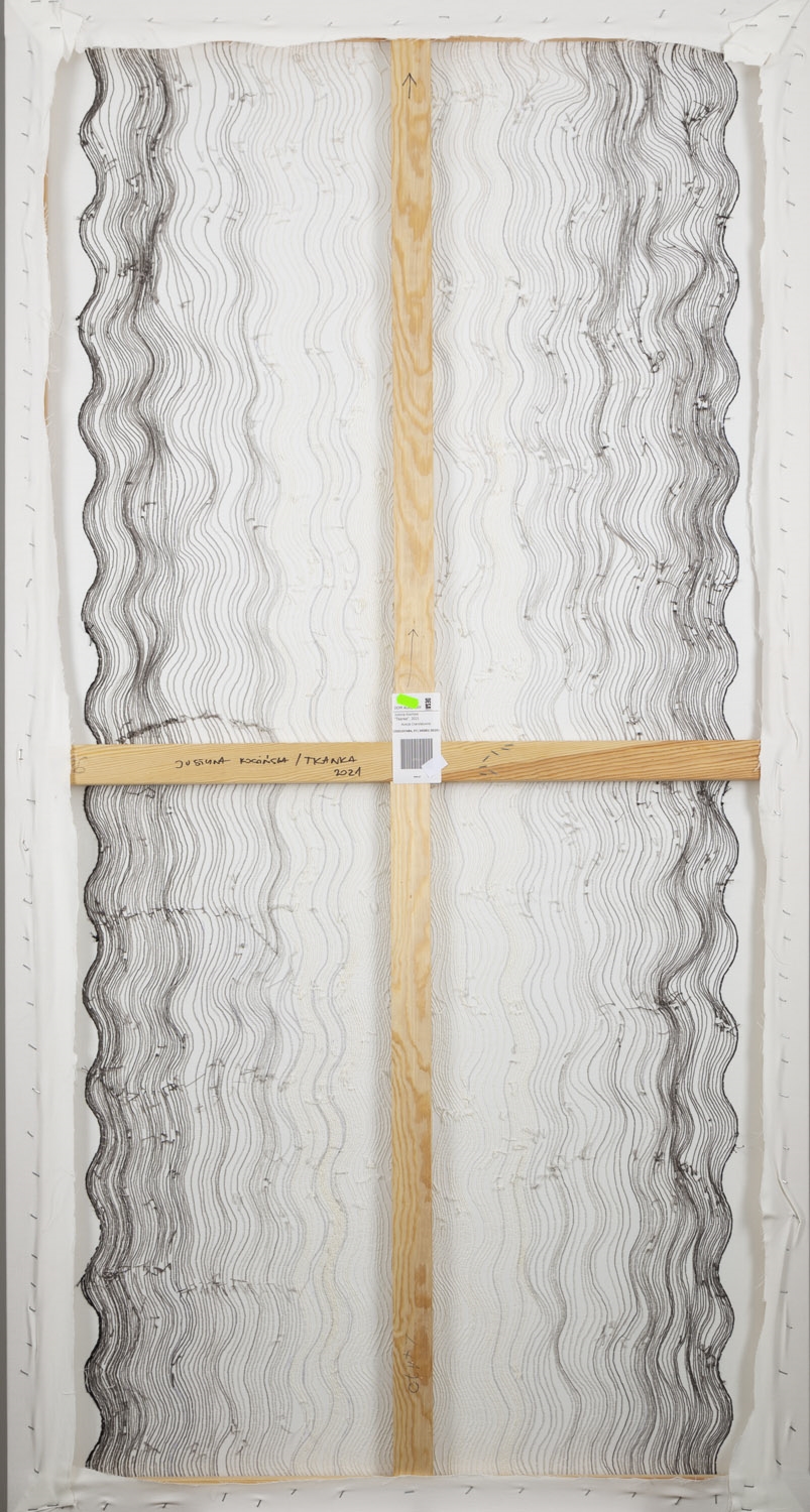 Artwork by Justyna Koziczak, 1000 hours, Made of embroidery/canvas