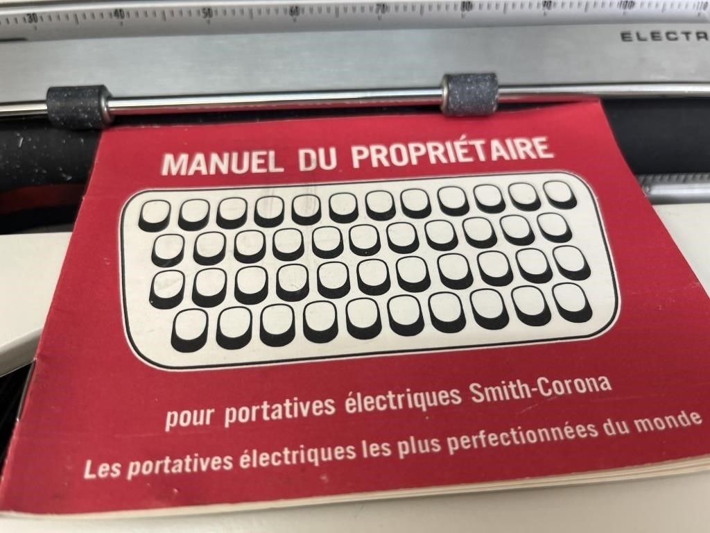 Artwork by Manuel, Pride Line Smith-Corona Typewriter