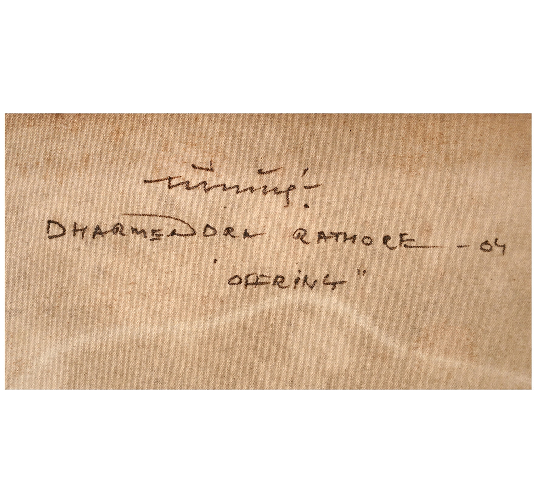 Dharmendra Rathore | OFFERING (2004) | MutualArt