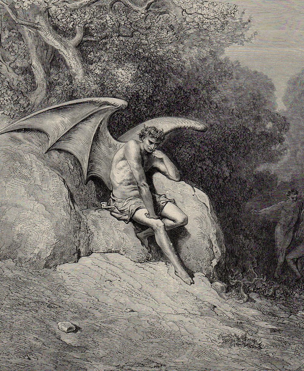 Gustave Doré | Gustave Dore Satan's Plan (Milton's Paradise Lost) c