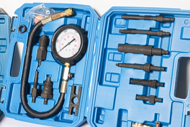 Diesel | A diesel engine compression tester tool kit | MutualArt