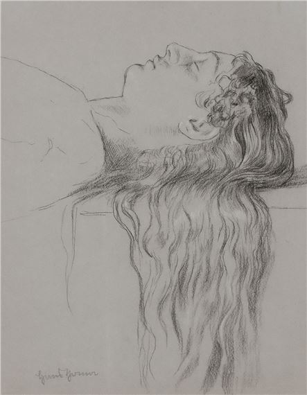 Schlafendes Mädchen – Knabenköpfchen