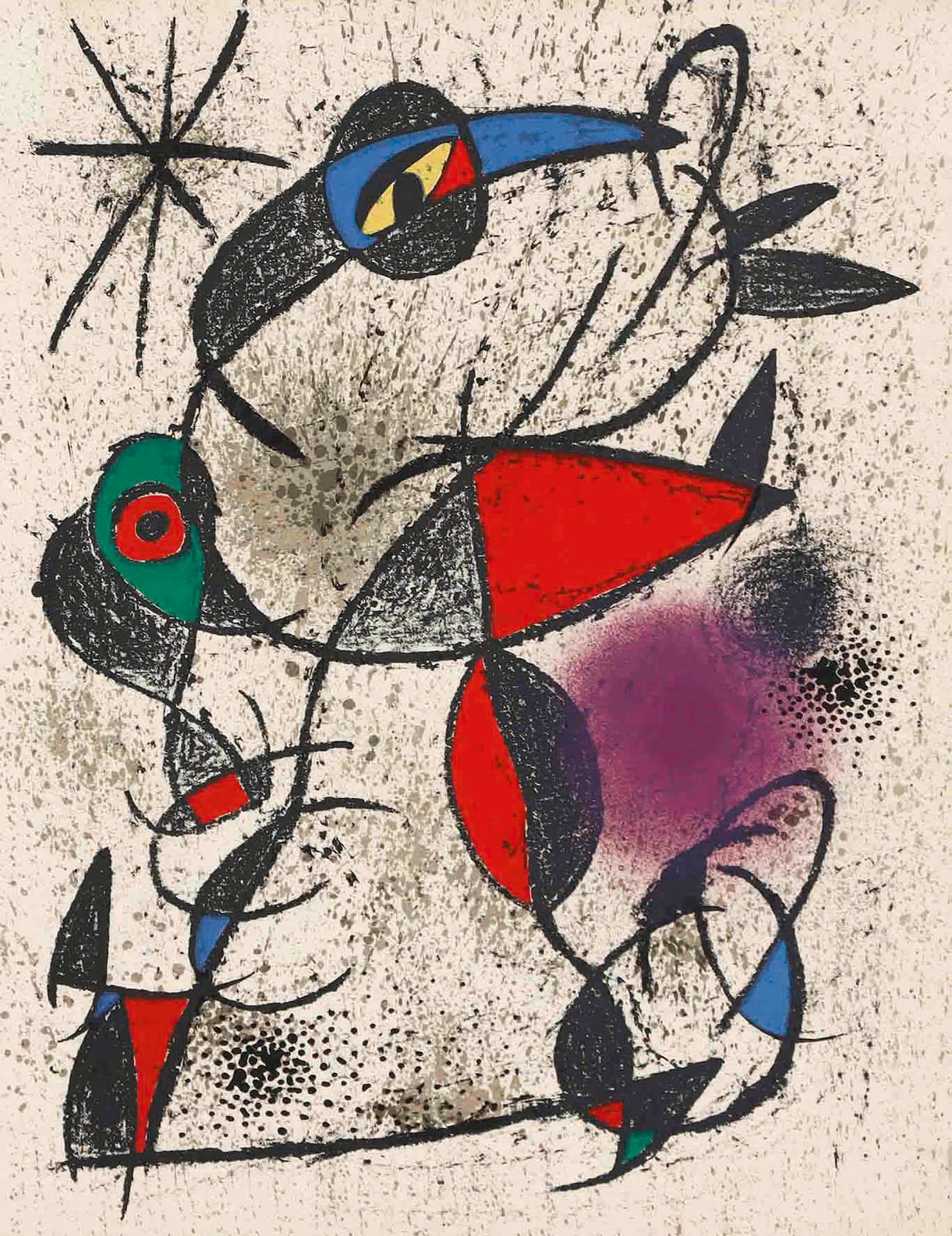 Artwork by Joan Miró, Jaillie du Calcaire